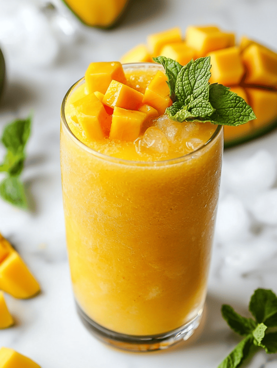 The Unexpected Charm of Mango Slushie: A Sunshine Sip for Any Mood