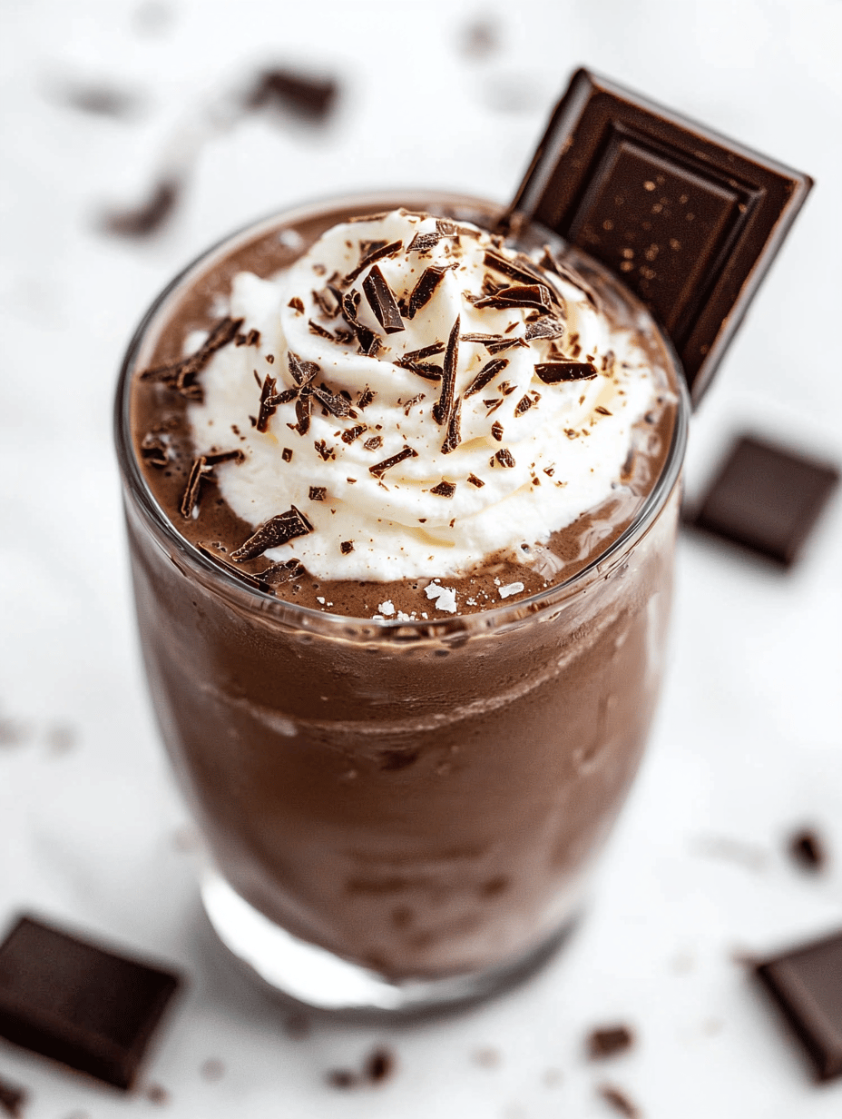 Chill Out with an Unusual Chocolate Slushie Twist