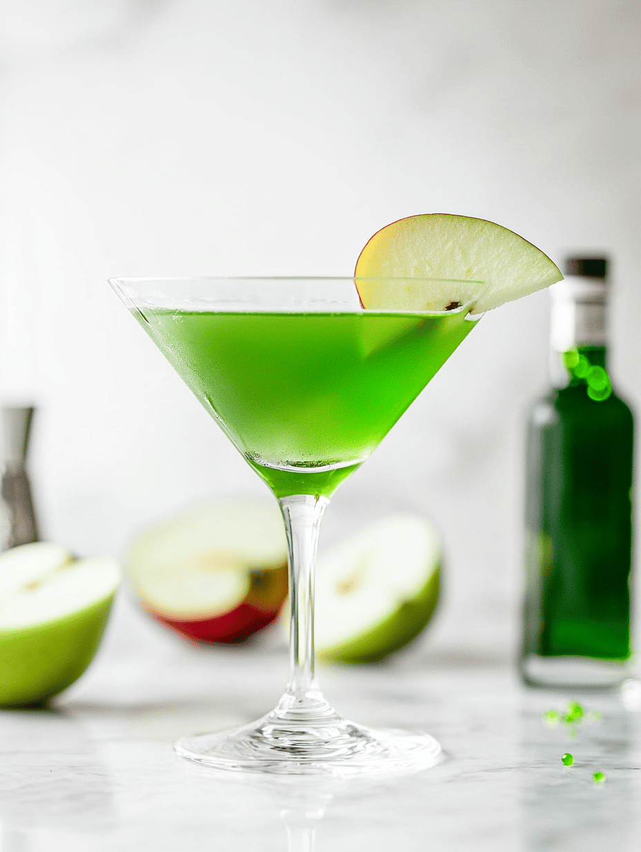 Spine-Chilling Delight: The Halloween Poison Apple Martini