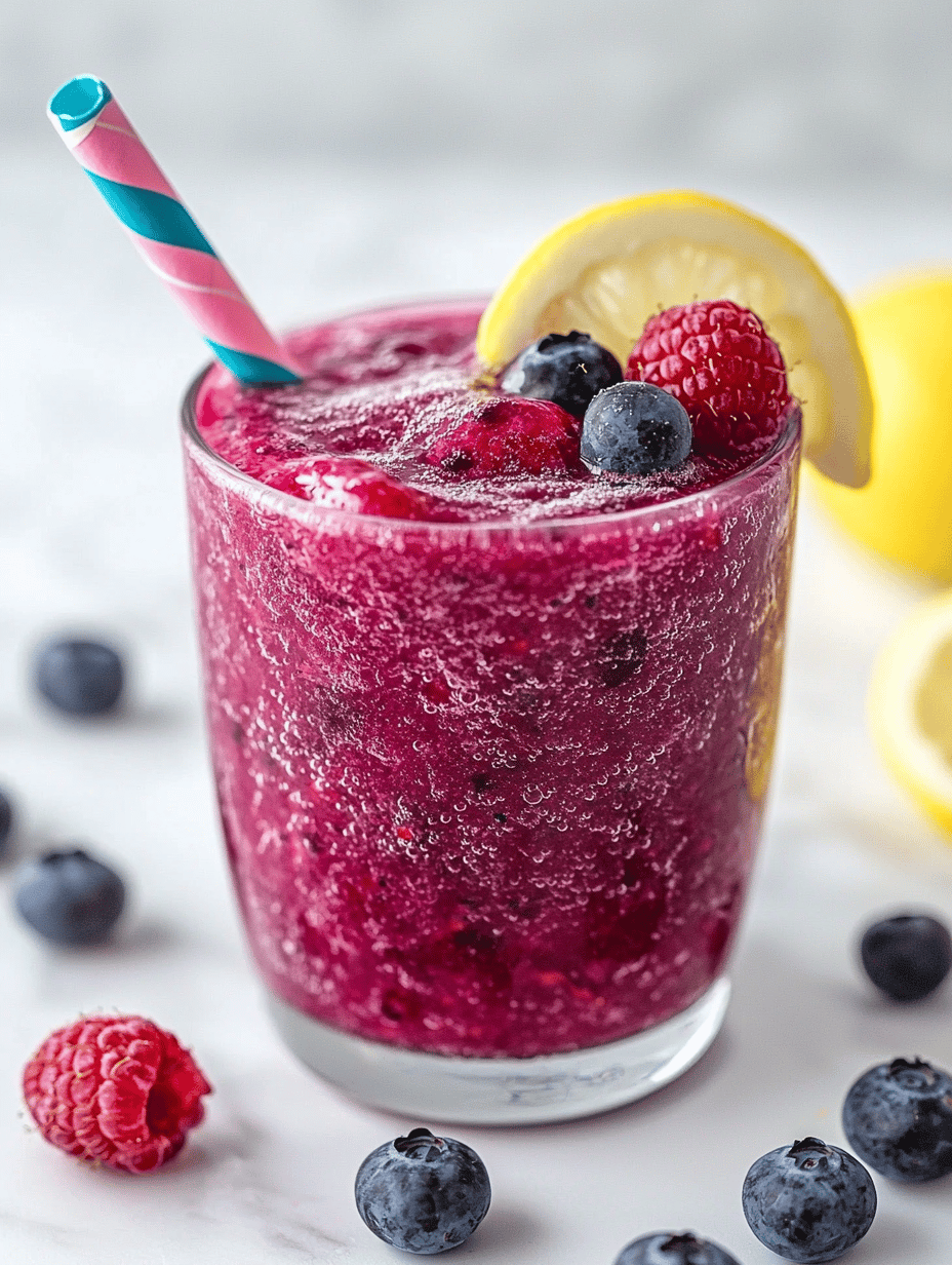 The Enchanting Blue Raspberry Slushie: A Childhood Wonderland in a Glass