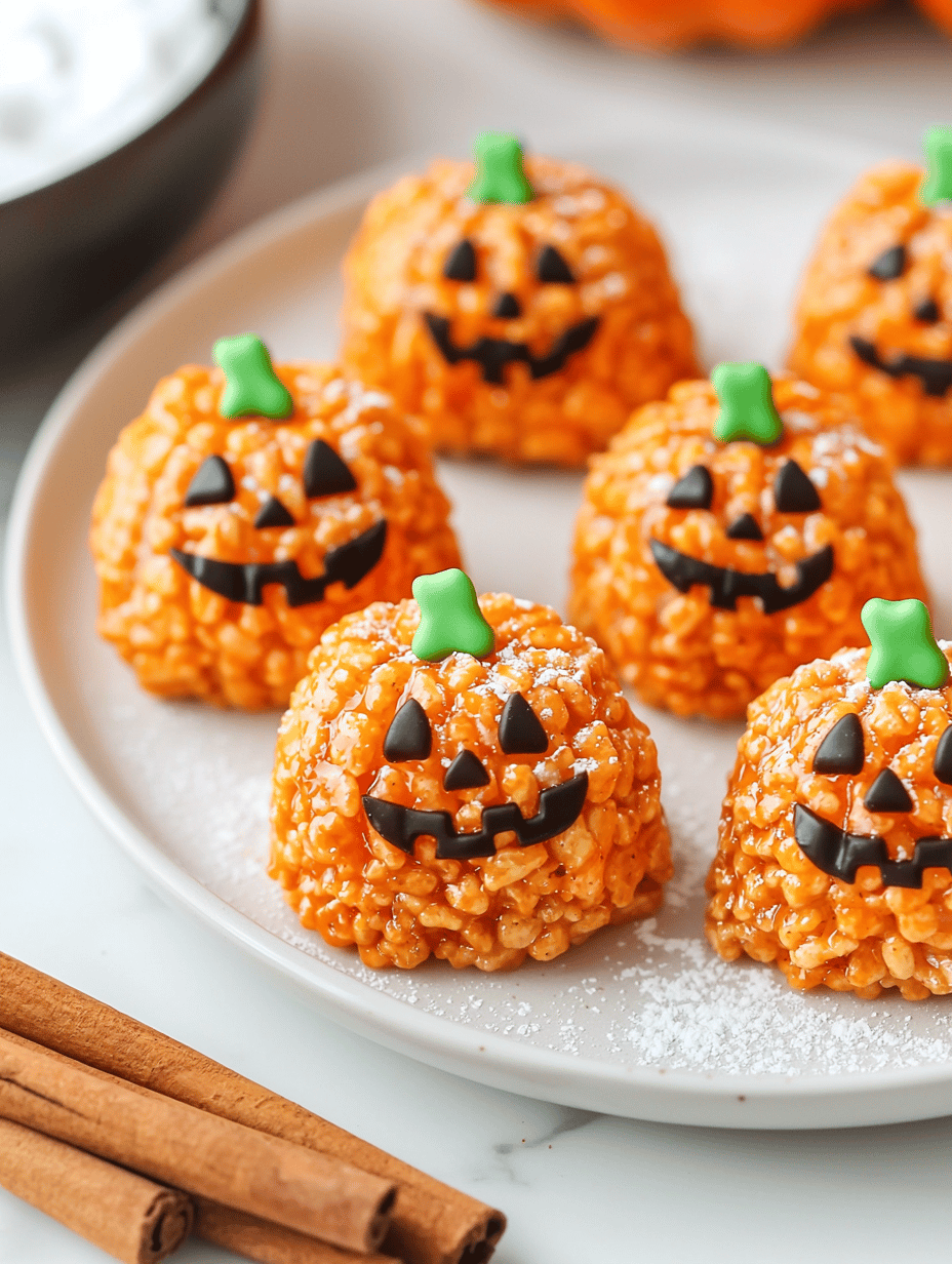 Spooky Switch: Creative Halloween Pumpkin Rice Krispie Treats