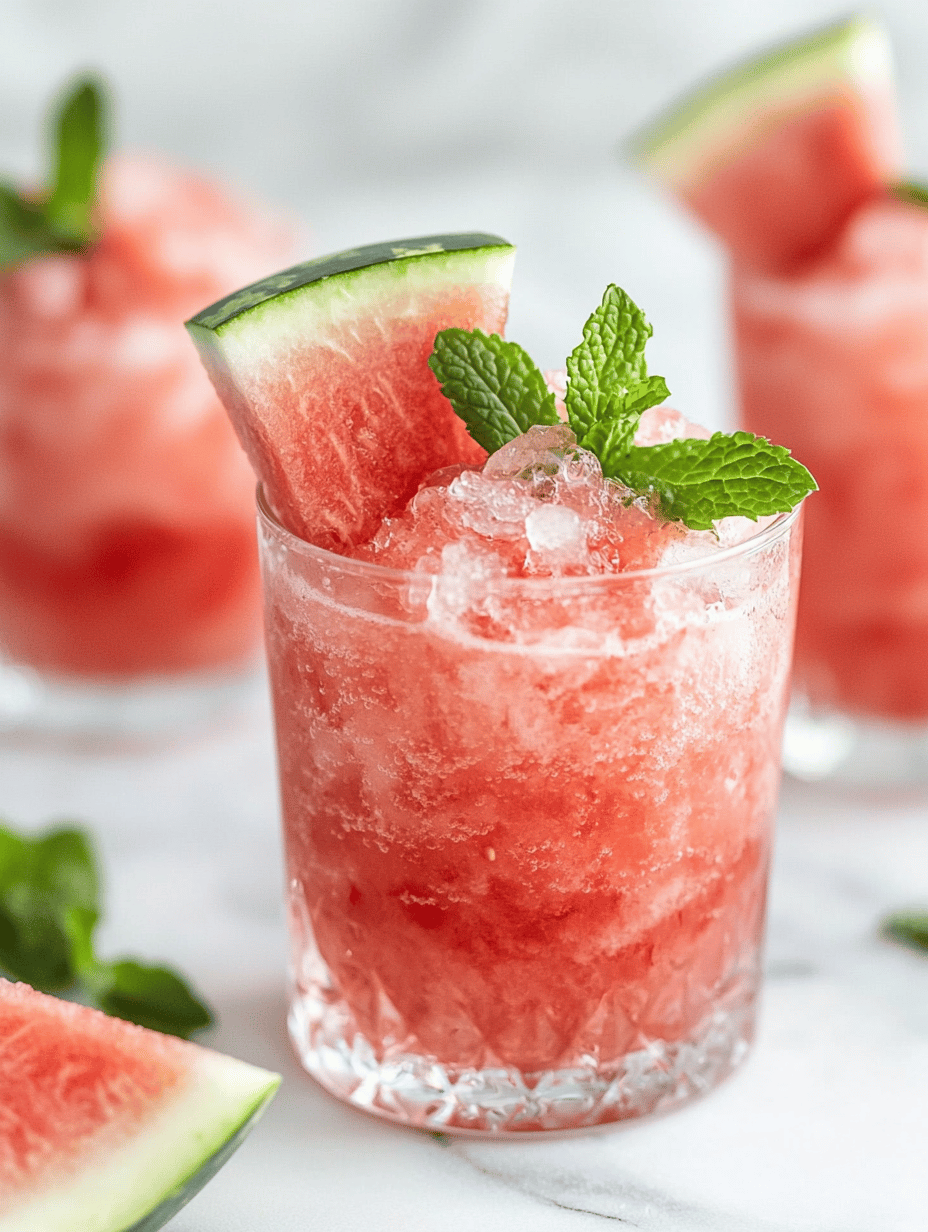 The Unusual Art of Watermelon Slushies: A Summer Surprise